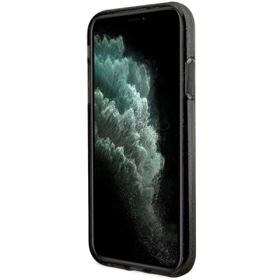 5. Karl Lagerfeld KLHCN61HNKCTGK iPhone 11 / Xr 6.1" schwarz/schwarz Hardcase Gliter Karl&Choupette