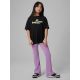 6. Locker geschnittenes Mädchen-T-Shirt mit Aufdruck 4F 4FJRSS26TTSHF4137-020S
