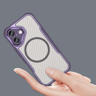 5. Leading Series MagSafe Silikonhülle für iPhone 16 – Lila