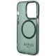 7. Guess GUHMP14XHTCMA iPhone 14 Pro Max 6,7" grün/khaki Hartschale Gold Outline Translucent MagSafe