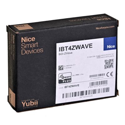 4. Nice BiDi Z-Wave Smart Button (FGT4B-001 IBT4ZWAVE 868.4 Mhz)