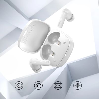 10. Baseus Bowie E19 TWS In-Ear-Funkkopfhörer – Weiß