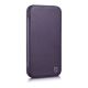 5. iCarer CE Premium Leather Folio Case iPhone 14 Plus Magnetic Flip Leather Folio Case MagSafe Dark Purple (WMI14220715-DP)