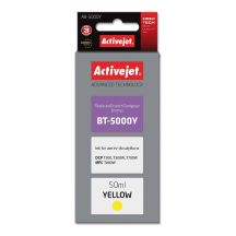 Activejet AB-5000Y Tintenflasche (Ersatz für Brother BT-5000Y; Supreme; 50 ml; 5000 Seiten, gelb)