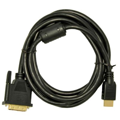 Kabel Akyga AK-AV AK-AV-11 (DVI-D M - HDMI M; 1,8 m; schwarz)