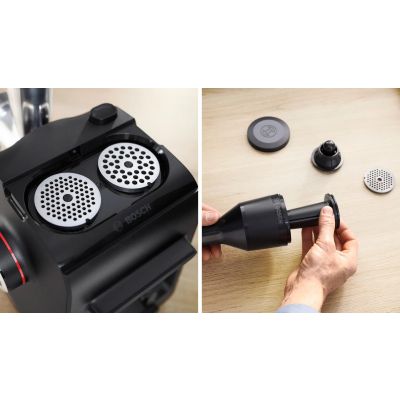 8. Bosch Series 4 MFWS450B Fleischwolf (1900W; schwarz)