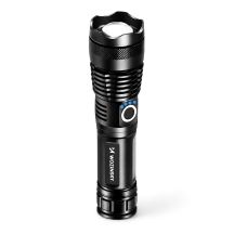 Wozinsky WLT-15W 15W 1500lm CREE IP65 Taktische Taschenlampe mit einstellbarem Lichtkegel - Schwarz