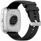 9. GRAVITY GT18-5 Damen-Smartwatch, schwarzes Silikonarmband + graues Armband