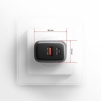 8. Axagon ACU-PQ67 Ladegerät für Mobilgeräte, Universal, Schwarz/Grau, Wechselstrom, Schnellladung, intern