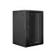 2. Lanberg WF01-6618-10B Rack-Schrank (18 HE; 901 mm / 600 mm / 600 mm; Wandmontage; Glas; 19 Zoll; schwarz)