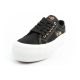 3. Lee Cooper Damen-Sneaker mit Plateausohle, schwarz mit Gold