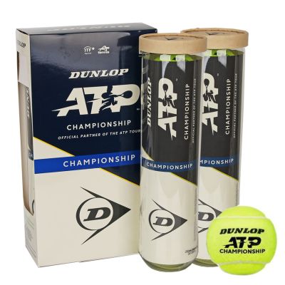 4. Dunlop ATP Championship Tennisbälle, 2 x 4 Stück