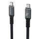 3. Wozinsky WPS-UY42S USB-C USB4-Kabel 40 Gbit/s 240 W 2 m 4K - Schwarz