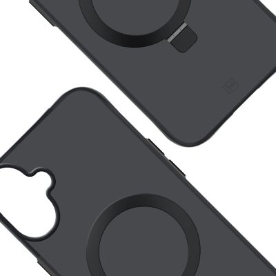 2. 3mk Smoke Case Mag&Stand für iPhone 17 - Schwarz