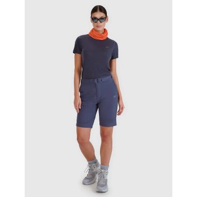 3. Schnelltrocknende Trekkingshorts für Damen 4F 4FWSS25TFSHF0954-22S