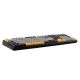 3. Dichtung F108 Grau+Orange+Dunkelgrau Volcano-Schalter RGB AULA Tastatur