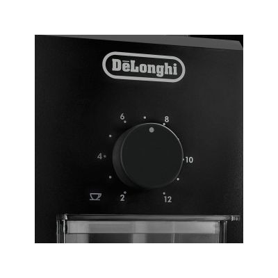 8. Elektrische Kaffeemühle DeLonghi KG 79 (110 W; mit Mahlwerk; schwarz)