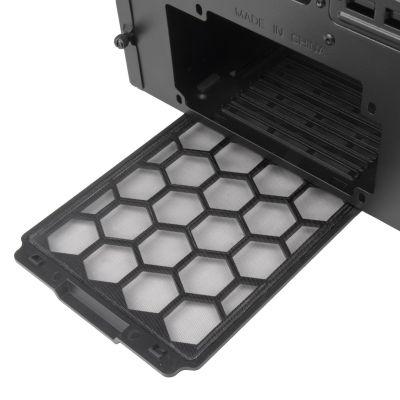7. SilverStone SST-SED1-B Seta D1 Midi-Tower-Gehäuse – juodas