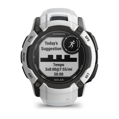 19. Garmin Instinct 2X Solar Whitestone Uhr