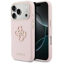Guess FW Resin Logo Hülle für iPhone 17 Pro Max - Pink