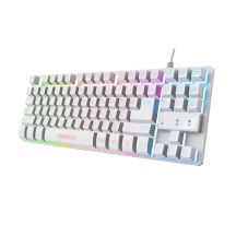TRUST GXT833W THADO TKL US Weiße Gaming-Tastatur