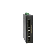 LevelOne Industrieller FE PoE+ Switch 8-Port/IP30 120W 100Mbps