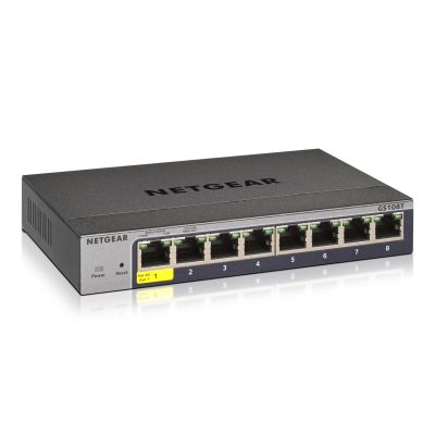 Netgear GS108T-300PES 8p Managed Gigabit Switch