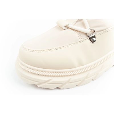 6. Lee Cooper Damen Winter-Wanderschuhe, isoliert, Beige und Creme