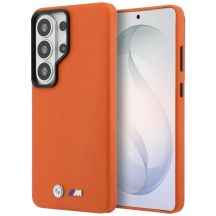 BMW M Metal Logo MagSafe Hülle für Samsung Galaxy S26 Ultra – Orange