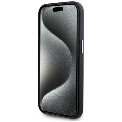 5. Karl Lagerfeld FW Metal Plate MagSafe iPhone 15 Pro Hülle - Schwarz