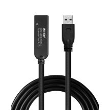 Lindy 43376 USB-Kabel USB 3.2 Gen 1 (3.1 Gen 1) 10 m USB A USB C Schwarz