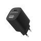 2. GEMBIRD 1-Port-Schnellladegerät (PD) USB Typ-C, 60 W, LCD, Schwarz