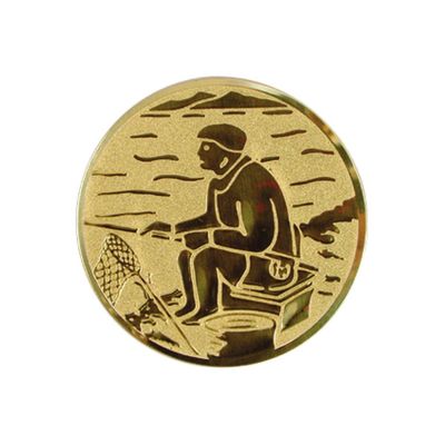 Aluminium-Aufkleber – Angler