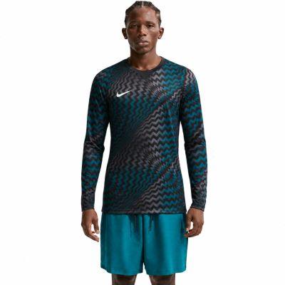 Herren-Torwarttrikot Nike Dri-FIT Gardien VI schwarz-grau-blau HV8306 010