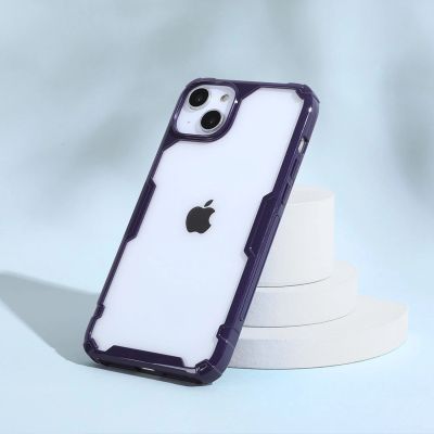 7. Nillkin Nature Pro iPhone 14 Plus Hülle, gepanzerte Hülle, blaue Hülle