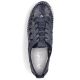 4. Rieker W RKR652 marineblaue durchbrochene Lederschuhe