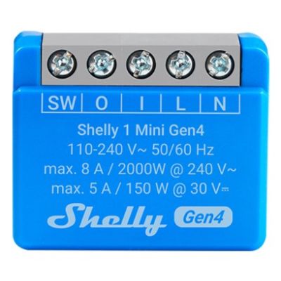 Shelly 1 Mini Gen4 Smart WiFi Controller