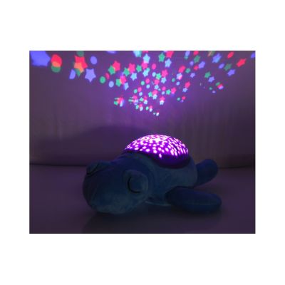 6. Jamara Dreamy Turtle Kinder-Nachtlicht, freistehend, blau/violett, LED