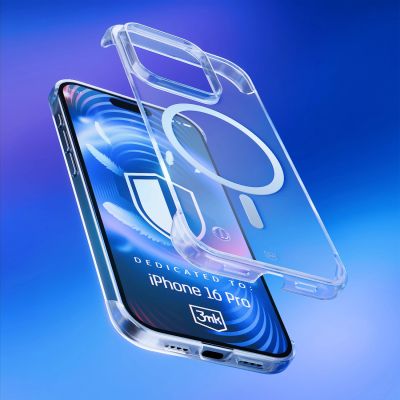 13. 3mk Just20g MagCase für iPhone 16 Pro - transparent