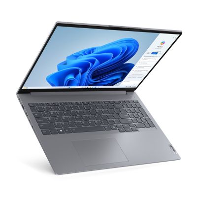 16. Lernovo ThinkBook 16 G7 ARP Ryzen 5 7535HS 16" WUXGA IPS 300 Nits AG 16 GB DDR5 4800 SSD512 Radeon 660M Cam1080p 45 Wh W11Pro Arktisgrau 3 Jahre Vor-Ort-Service
