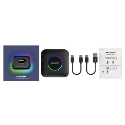 9. CARLINKIT TBOX Ambient Adapter 8GB+128GB Android 13- 8G/128G Carplay I Android Auto schwarz