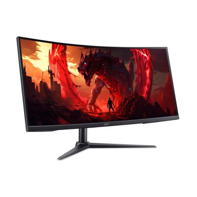 3. Acer NITRO XZ0 XZ340CURW0bmiiphx Computermonitor 86,4 cm (34") 3440 x 1440 px Wide Quad HD LCD Schwarz