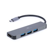 GEMBIRD 2-in-1 USB-Type-C-Multi-Adapter (USB-Hub + HDMI)