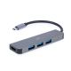 GEMBIRD 2-in-1 USB-Type-C-Multi-Adapter (USB-Hub + HDMI)