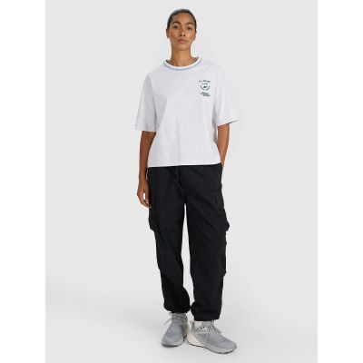 4. Oversize-T-Shirt für Damen mit Print, Größe 4F 4FRSS25TTSHF2979-26M