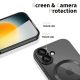 3. Tech-Protect MagFlex MagSafe Case für iPhone 17 - Transparent Schwarz