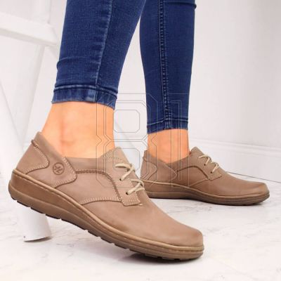 2. Helios W 715 bequeme Lederschuhe, beige 