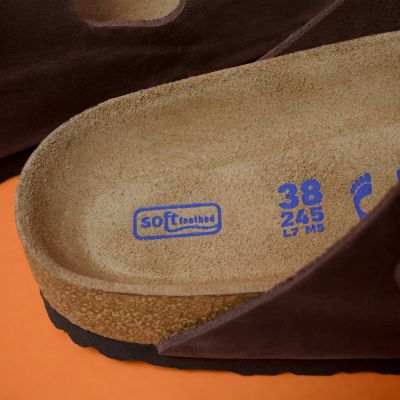 10. Birkenstock Arizona Soft Footbed Oiled Leather Habana Schmale Damen-Sandalen (0452763)