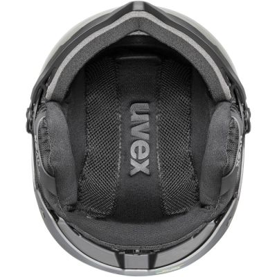 4. UVEX Wanted Visor pro V Skihelm, schwarz matt