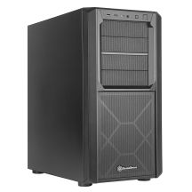 SilverStone SST-SED1-B Seta D1 Midi-Tower-Gehäuse – juodas